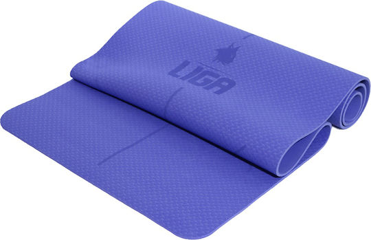 Liga Sport Матрак Йога Син (183x61x0.6см)