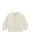 Kinder-Sweatshirt Strickjacke Beige