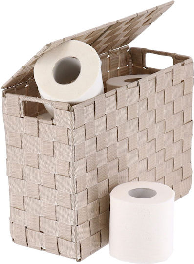 Καλάθι Αποθήκευσης 35x13.5x25 T-d Beige 84232161 35x13.5x25 Polyester Μεταλλικό