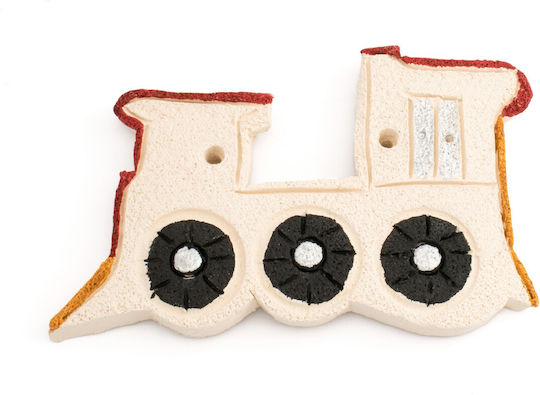 Tren Ceramic Ecru Roșu Ambalaj 2 Bucăți