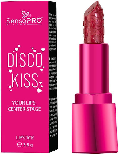 Ruj Glitter Disco Kiss Sensopro Milano Electric Cherry