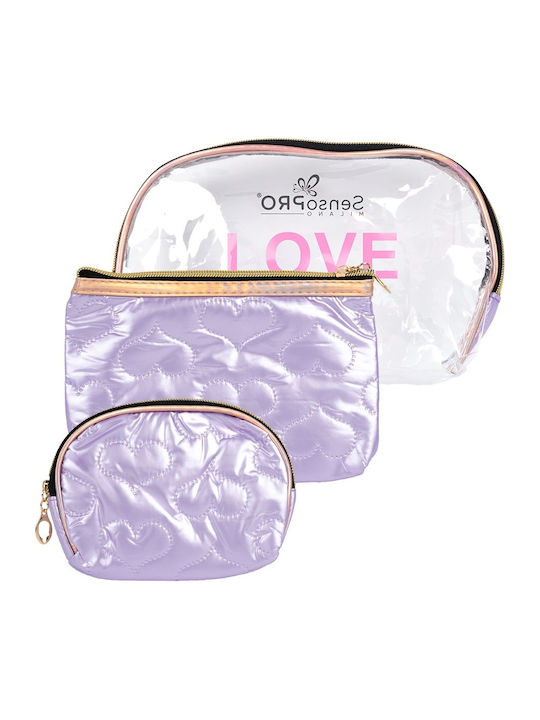 Sensopro Milano Cosmetic Wallet Travel Vibe Set 3 Pcs