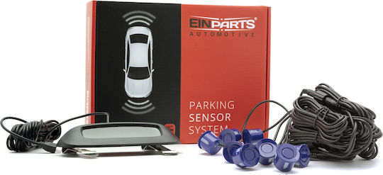 Einparts Parking System 8 Sensors Cars Installation Setup