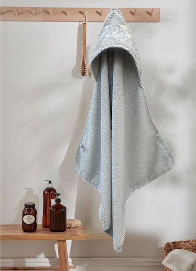 Baby-Badetuch mit Kapuze All Boy One Size Grau Lh2054056-1