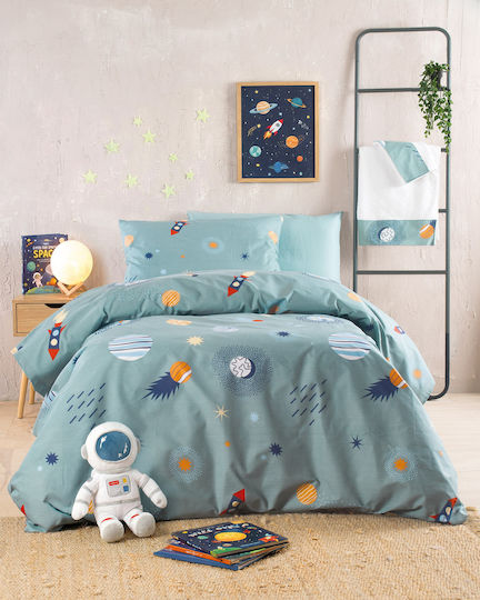 Rocket – Kids Quilt Set 2 Pieces Semi Double 160x240 100% Cotton Rythmos