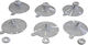 Femmit Set 6 Transparent Suction Cups Vacuum Hook & Nut Strong Suction Without Holes Bathroom Kitchen Glass Tiles Waterproof Durable 20 To +60°C Suction Cups Cat Bed & Home Organization
