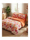 Das Home Set Bettlaken Super-Doppel 240x260cm Mehrfarbig (4 Stück)