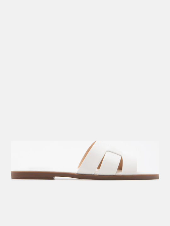 Luigi Women's White Flat Sandals