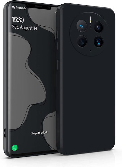 Задна Корица Силикон Черен Huawei Mate 50 Pro