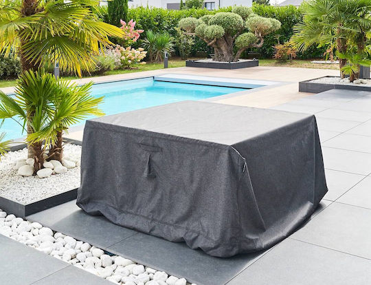 Hesperide Προστατευτικό Κάλυμμα Τραπεζαρίας 105x105x80εκ. σε Γκρι Χρώμα