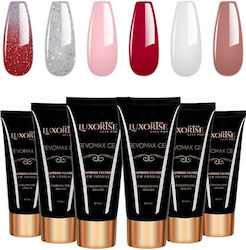 Set 6 Revomax Luxorise Полигел Брилянс Нокти 02