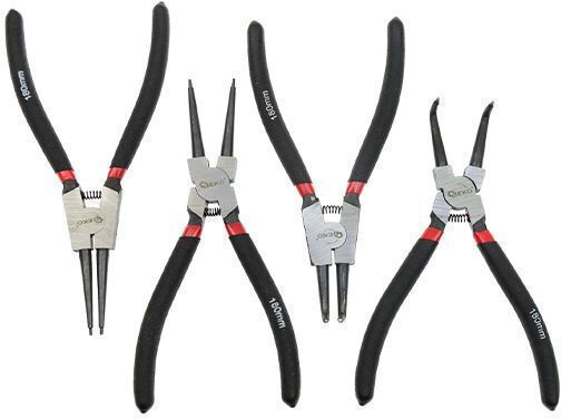 Geko G01661 Zangensatz Circlip 180 mm 4 Stück