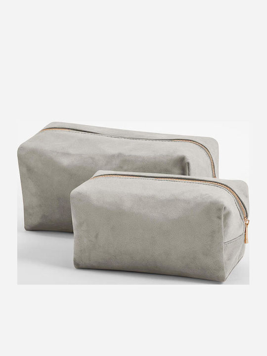 Travel Toiletry Bag Velvet Bg716 Bagbase Moonstone