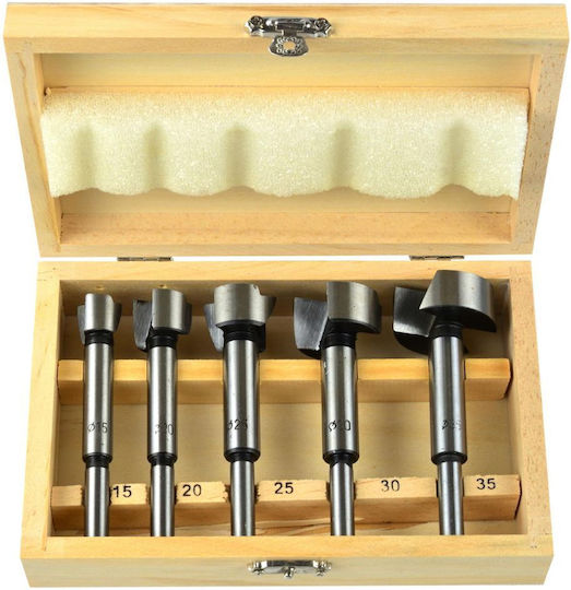 Geko G01214 Holzfräser Satz 15-35 Mm 5 Stück 8 Mm