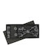 3-piece Set Bow Tie Cufflinks Pocket Square Men Buticcochet Black Setp290