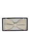 Cravată Papillon Bărbați ButicCochet Din Material Sintetic 7x12 Cm Bej Deschis Pap360