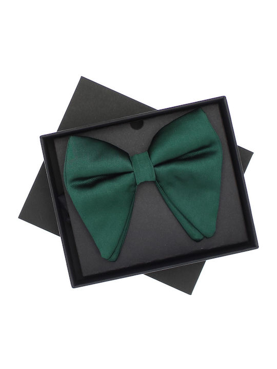 Papion Bărbați ButicCochet Lucrat Manual Material Sintetic 10x12 Cm Verde Pap347