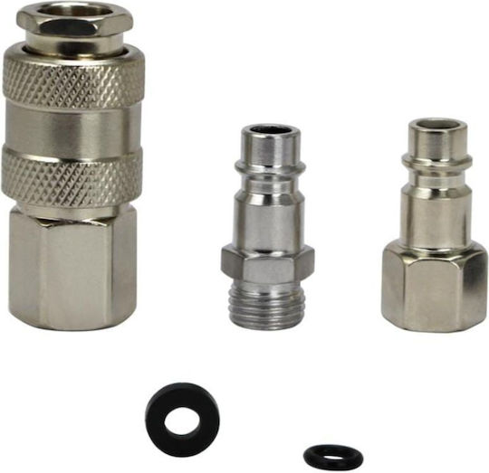 Pneumatic Quick Connect Fittings Kraft&dele Kd2124 ¼" ½" 3 Pieces