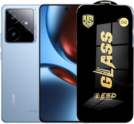 0.35mm Screen Protector Μαύρο (Realme GT 7)