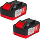 Raider R20 Rechargeable Battery Set 20 V 2x4 Ah Rdp-r20 System