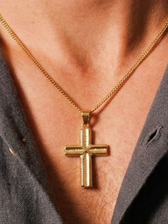 Papadopoulos Gold Männlicher Kreuz Ohne Kette