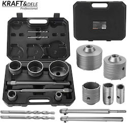 Kraft&dele Kd12640 Set Găuri Pentru Beton 30-100 Mm 9 Bucăți Kraft&dele Kd12640 Set Găuri Pentru Beton 30-100 Mm 9 Bucăți