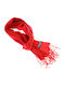Men's Wool Scarf Red