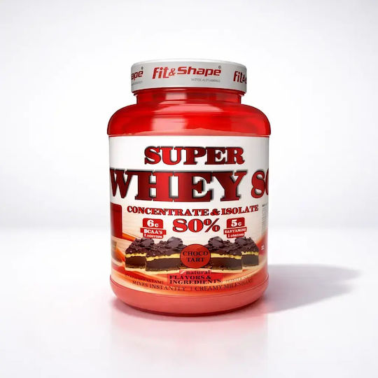 Fit & Shape Super Organic Whey Protein with Chocolate Tart Taste 2.27kg
