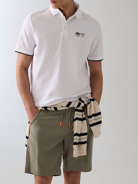 Guess Polo Bluză Albă