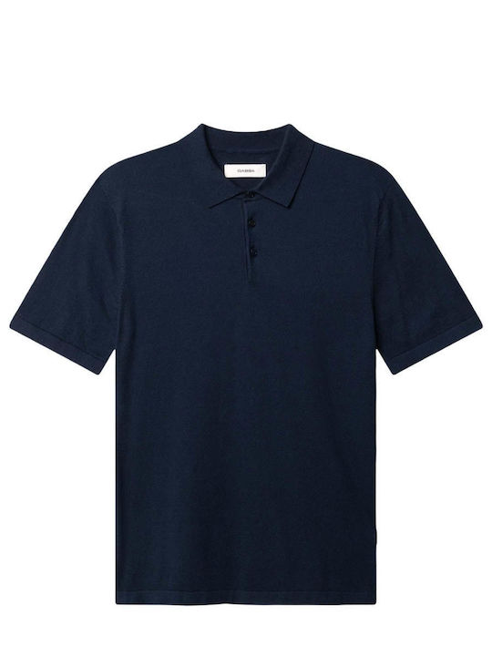Gabba Polo Short Sleeve Blouse Navy Blue