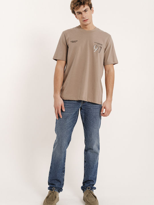 T-shirt Καφέ