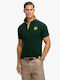 Polo Kurzarm Bluse Grün/Winterschmuck