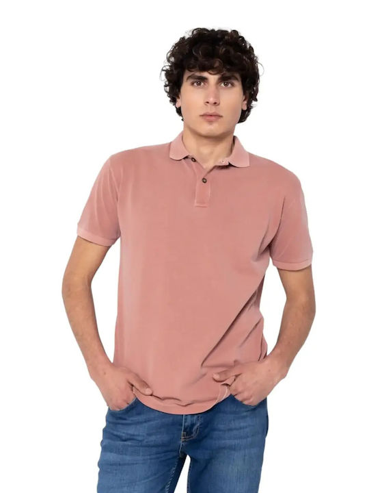 The Bostonians Delave Polo Μπλούζα Κοντομάνικη Ροζ