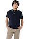 Polo Short Sleeve Blouse Dark Blue