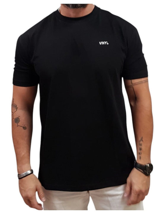Vinyl Art Clothing Short Sleeve Black Blouse