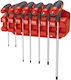 Milwaukee T-Griff Torx-Schlüssel Set 4932498690 T9 T40 7 Stücke