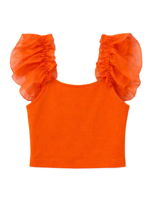 Παιδικό Crop Top Πορτοκαλί
