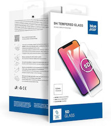 Blue Star Blue Star 5D 0.3mm Tempered Glass Black Compatible with Samsung Galaxy A37 / A57