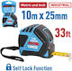 Măsurătoare Cu Bandă Fixtec Fhsmt510 10 M 25 Mm Șoc Rezistentă