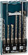 Makita Set 6 Carbide Drills with SDS Plus Shank for Masonry