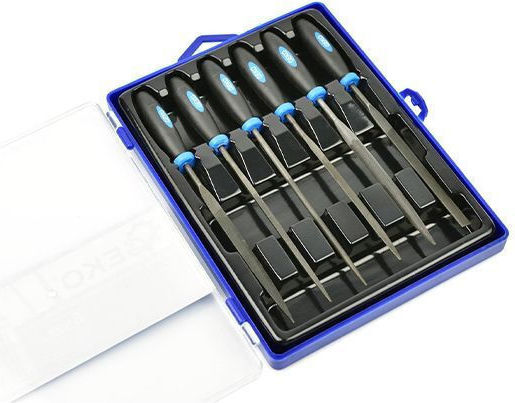 Set Fișiere Fine Pentru Metal Geko G40072 6 Bucăți