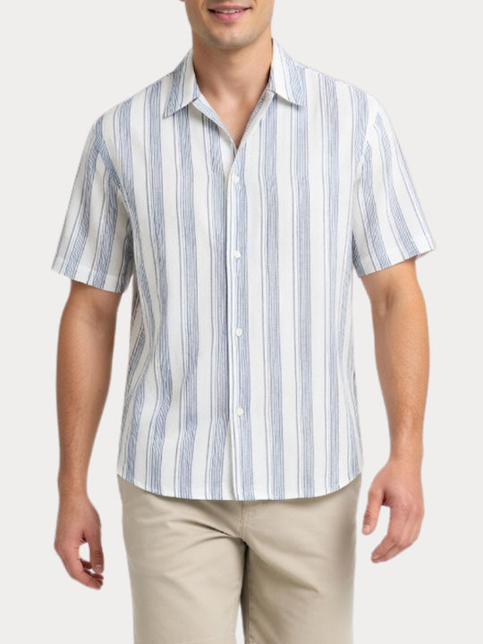 Jack & Jones Short Sleeve Cotton Shirt in Wide ...