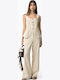 Women's Linen Pantaloons Beige