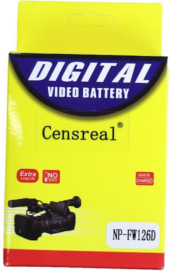 Censreal Μπαταρία Συμβατή Fujifilm Np-w126d Θύρα Φόρτισης Usb-c