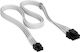 Corsair Premium Individually Sleeved - Cable Wh...