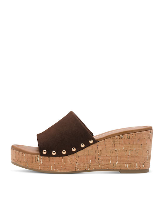 Marco Tozzi Women's Brown Summer Platforms