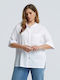 Short Sleeve Women's Shirt White