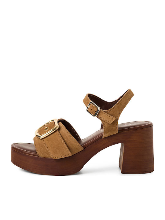 Gelbe Damen Sandalen