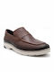 Δερμάτινα Ανδρικά Loafers σε Καφέ Χρώμα
