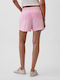 Damen Terry Shorts Rosa